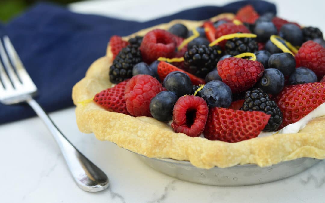 Summer Berry Cream Pie