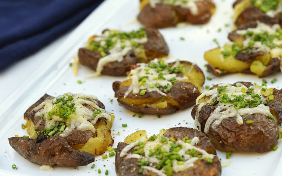 Roasted Baby Red Potatoes with Chives
