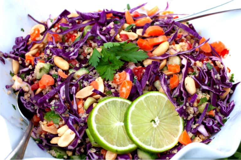 Crunchy Quinoa Rainbow Salad